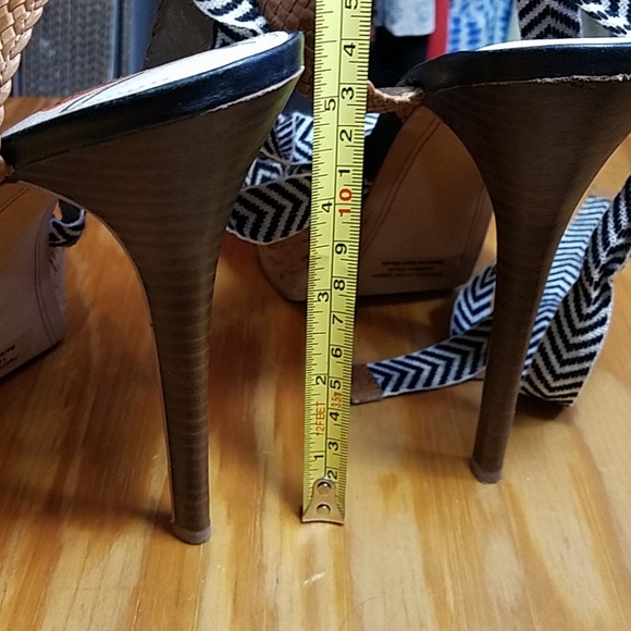 Sam Edelman ankle tie platform stiletto heels - Picture 6 of 8